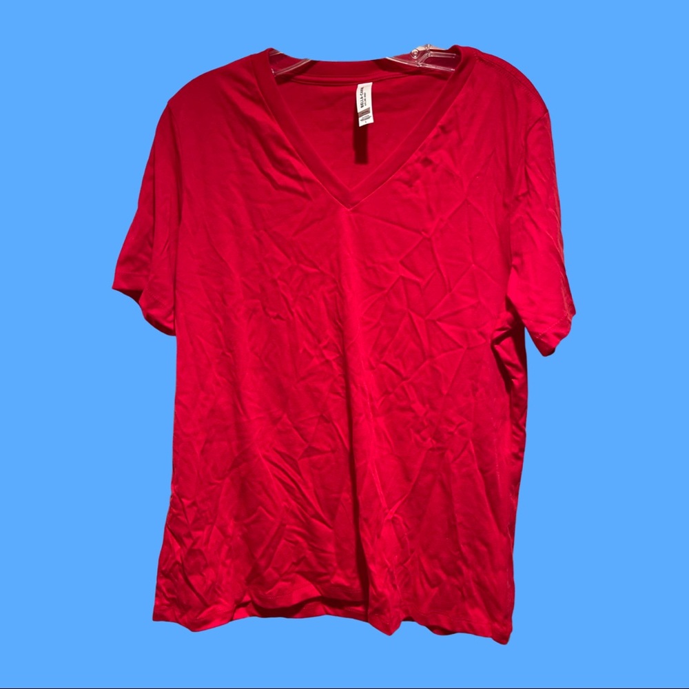 Relaxed Jersey V-Neck Tee
